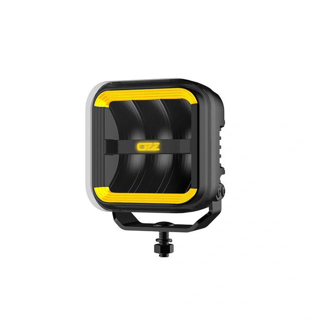 OZZ SQR 5" LED fjernlys, Sort 5", 5200 Lumen, posisjonslys 