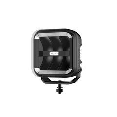 OZZ SQR 5" LED fjernlys, Sort 5", 5200 Lumen, posisjonslys