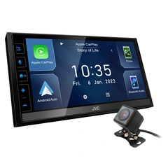 JVC KW-M785DBW med ryggekamera Trådløs CarPlay/Android Auto, BT, DAB+