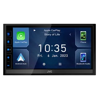 JVC KW-M785DBW Trådløs CarPlay/Android Auto, BT, DAB+