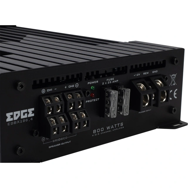 Edge EDBX100.4-E1 4-kanals forsterker 4x100W RMS i 2ohm, Klasse AB 