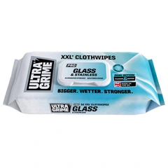 UltraGrime® Pro. Glass &amp; Stainless 50 XXL+ Wipes