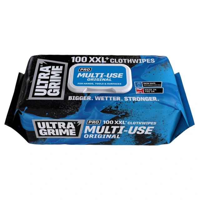 UltraGrime® Pro. Multi-Use 100 XXL+ Wipes 