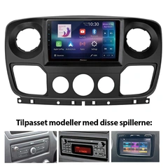 Pioneer Perfect Fit spiller til Opel Movano (2017-2019)