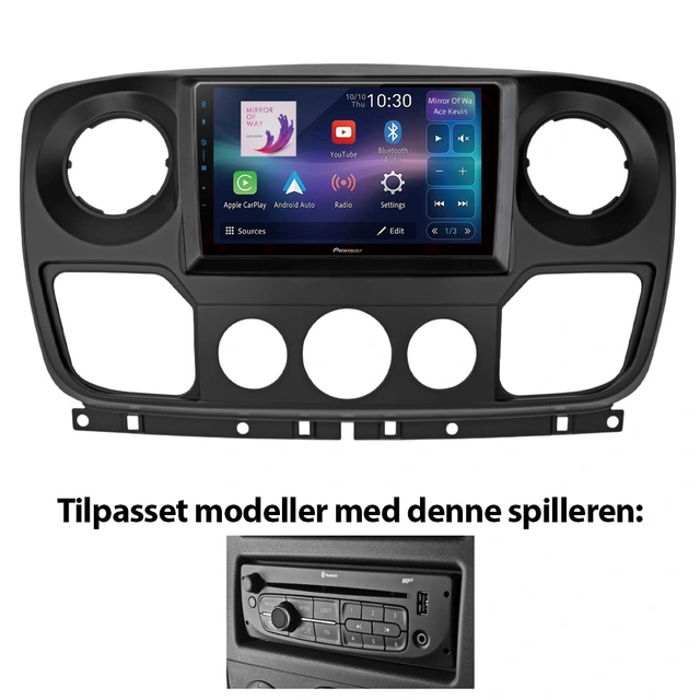 Pioneer Perfect Fit spiller til Renault Master (2011-2016) 