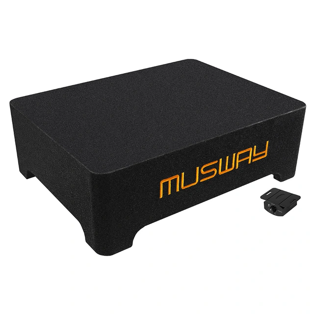 Musway MF110A 10" aktiv subwoofer 10" i kasse, 325W RMS, bassremote 