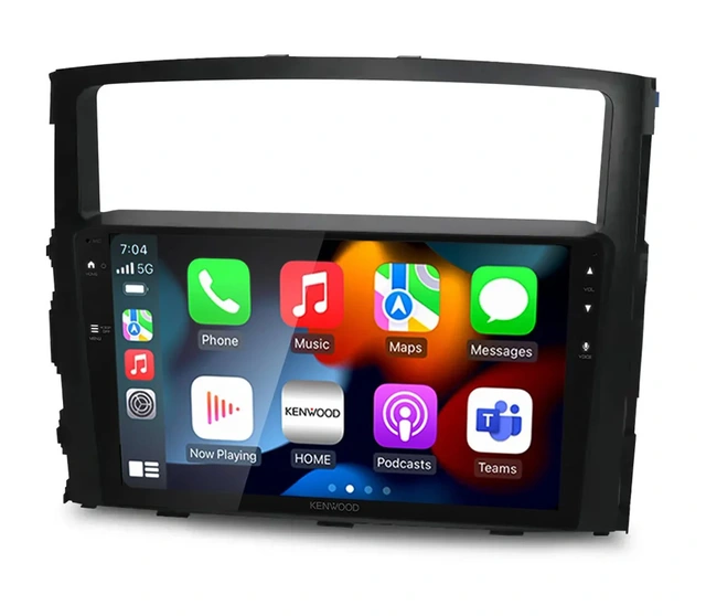 Kenwood Perfect Fit spiller Mitsubishi Pajero (2015-2019) u/Rockford u/kamera 