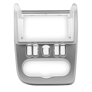 Monteringsramme for 9" spiller Dacia (2007-2013) Sølv