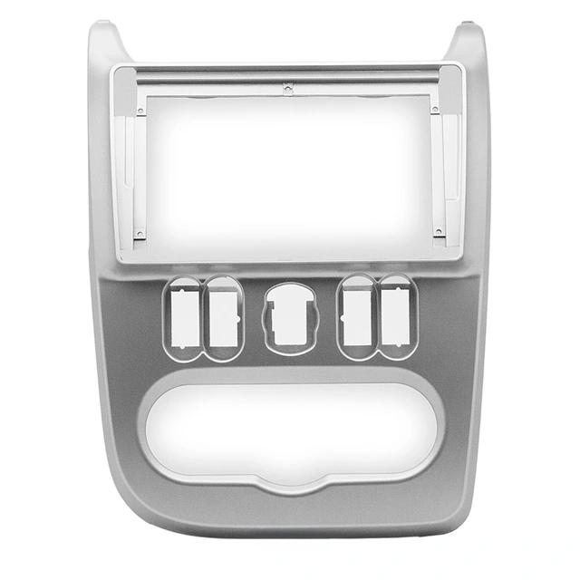 Monteringsramme for 9" spiller Dacia (2007-2013) Sølv 