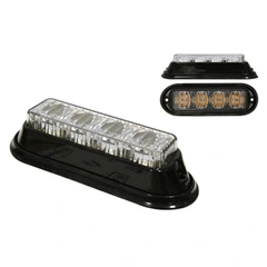 Axixtech Stealth LED M36 varsellys Oransje, 12/24V, ECE R65