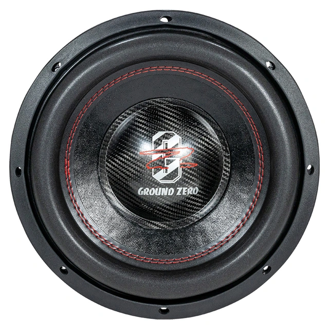 Ground Zero GZHW 25-D2 10" subwoofer 1200W, 2500W SPL, 2x2 Ohm, KLIPPEL 