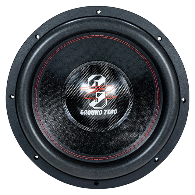Ground Zero GZHW 30-D2 12" subwoofer 1500W, 3000W SPL, 2x2 Ohm, KLIPPEL 