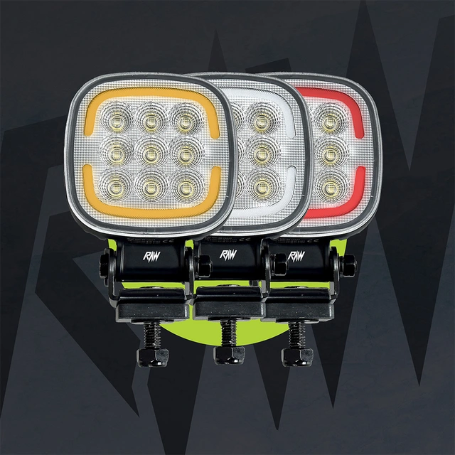 RAWlights TRIO LED arbeids-/poslys 102mm, 4032 Lumen, 45W, per stk 