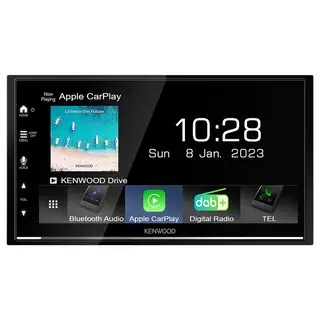 Kenwood DMX7722DABS med ryggekamera Trådløs Carplay &amp; Android Auto, DAB+, BT
