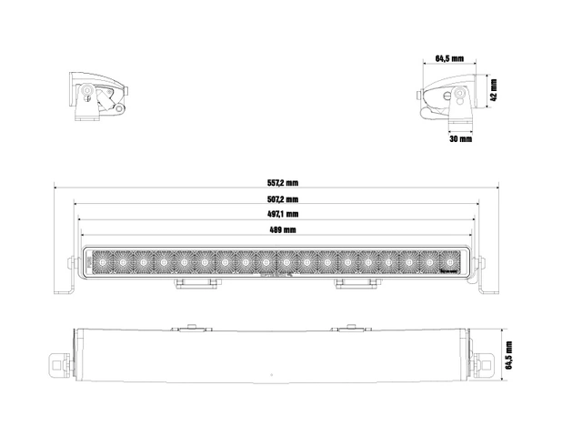 Optibeam Pure 506 Work Arbeidslys, 16340 lumen, 224W 