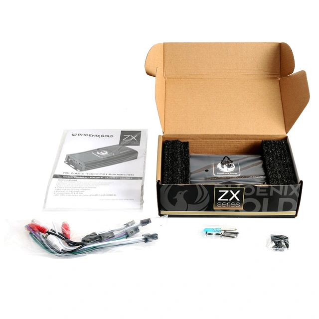 Phoenix Gold ZXM500.4i Mini, 4x125W RMS i 2 Ohm, Klasse D 