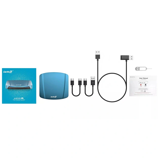 CarlinKit Android Smart Box Ultra Trådløs 3-i-1 CarPlay & Android Auto AI 