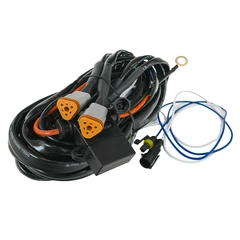 OZZ Kabelsett for 2 lamper 2x DT-3, 12V, 80A Relé, 40A sikring