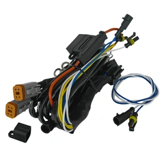 OZZ Kabelsett for 2 lamper 2x DT-4, 12V, 80A Relé, 40A sikring