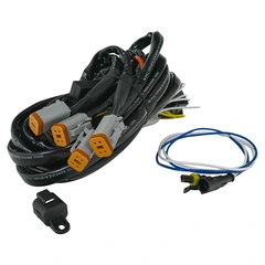 OZZ Kabelsett for 4 lamper 4x DT-4, 12V, 80A Relé, 60A sikring