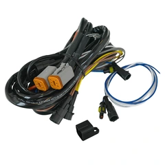 OZZ Kabelsett for 2 lamper 2x DT-6, 12V, 80A Relé, 60A sikring