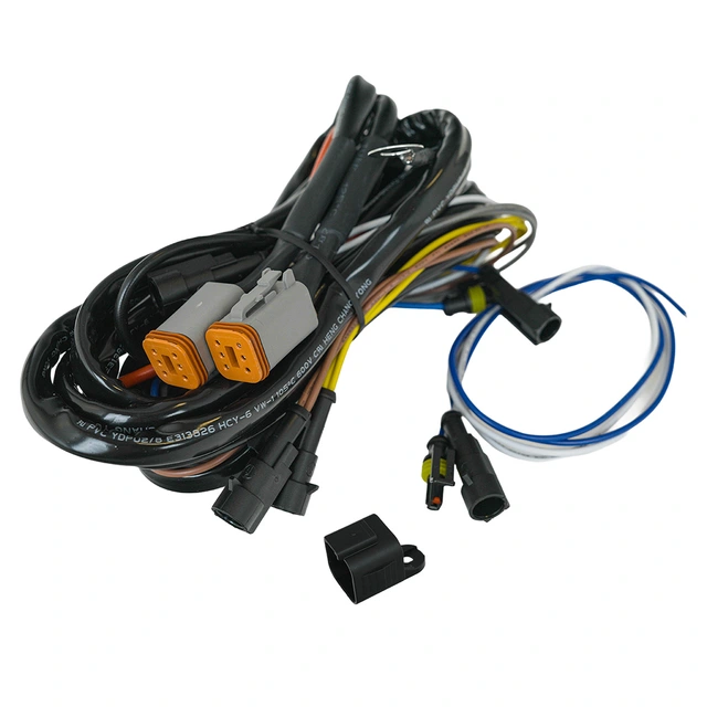 OZZ Kabelsett for 2 lamper 2x DT-6, 12V, 80A Relé, 60A sikring 