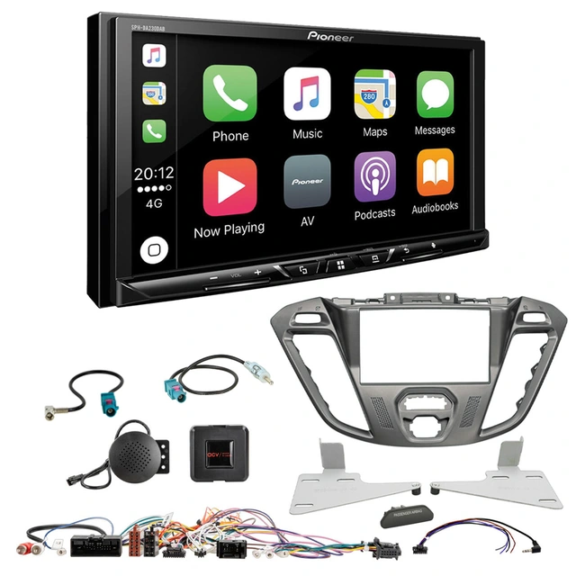 Pioneer SPH-DA230DAB Bilradiopakke Transit Custom (2013-2016) m/3.5" skjerm 