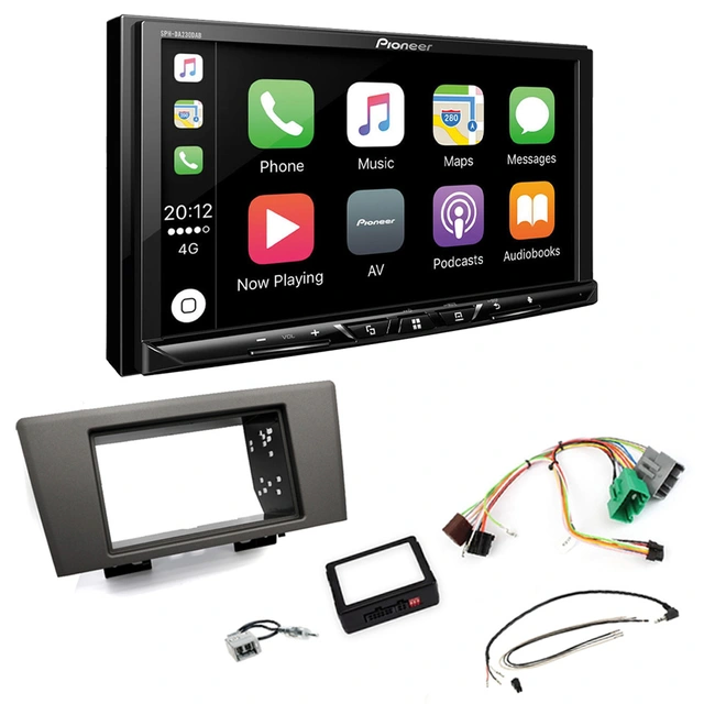 Pioneer SPH-DA230DAB Bilradiopakke Volvo S60/V70/XC70 (2001-2005) Grå 