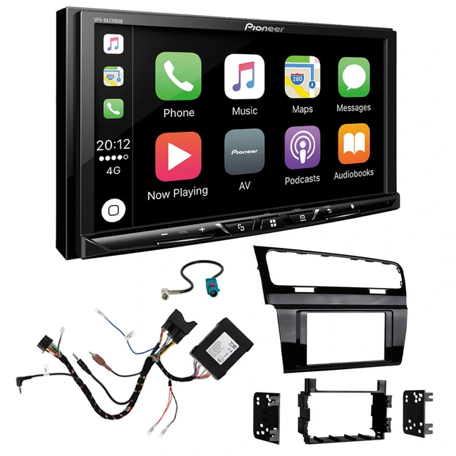 Pioneer SPH-DA230DAB Bilradiopakke (UAR) VW Golf (2013-2016) m/Comp/Disc.Media 