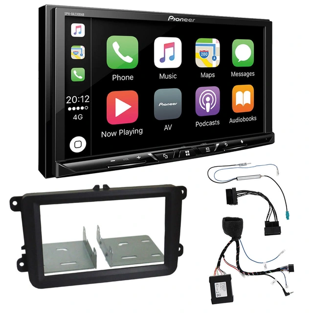 Pioneer SPH-DA230DAB Bilradiopakke (UAR) VW/Skoda (2009-2016) m/RNS315/RNS510 