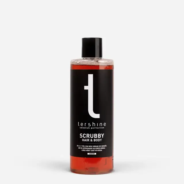 Tershine Scrubby Hårsjampo & Dusjsåpe Sedertre, 0,5L 