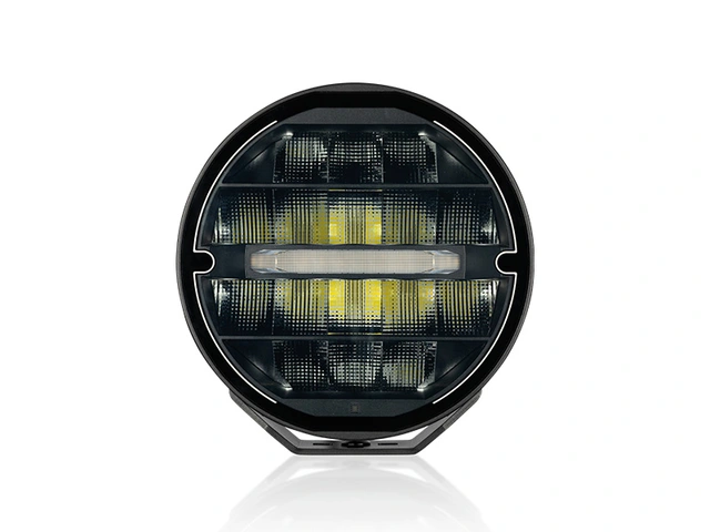 Optibeam Elites 9 Heated LED fjernlys 9", 9540 lumen, 204W, Oppvarmet linse 