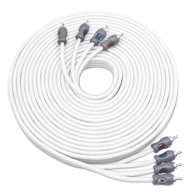 Recoil Marine Echo Plus RCA-kabel 7 Meter, OFC, 4-kanals 