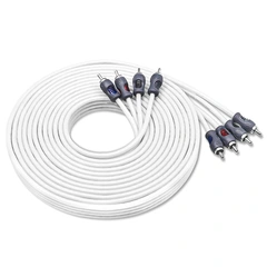 Recoil Marine Echo Plus RCA-kabel 5,1 Meter, OFC, 4-kanals