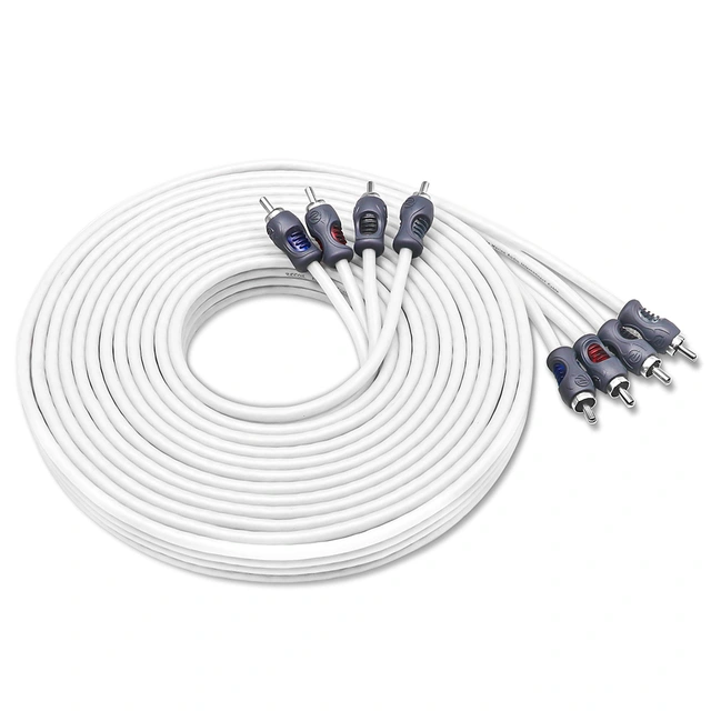 Recoil Marine Echo Plus RCA-kabel 5,1 Meter, OFC, 4-kanals 