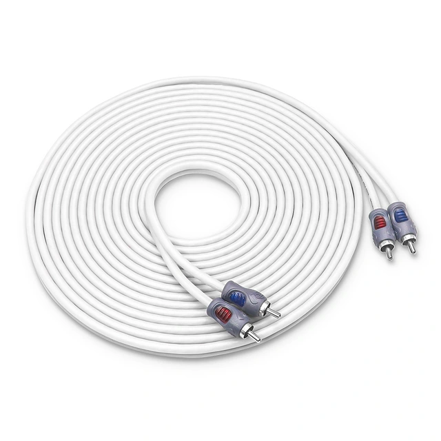Recoil Marine Echo Plus RCA-kabel 6,1 Meter, OFC, 2-kanals 