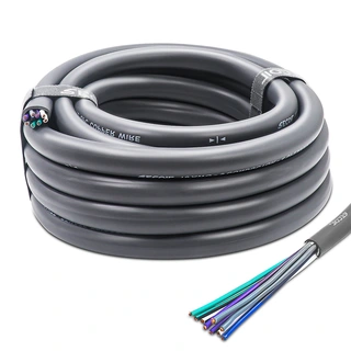 Recoil Flerlederkabel, 9-leder 9x1,5mm2, 6 meter, OFC