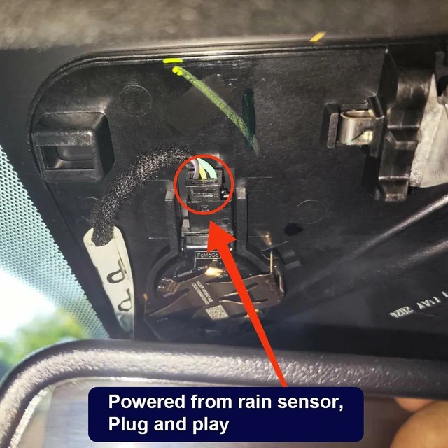 FITCAMX Integrert 4K Dashcam (foran+bak) Ford Ranger/VW Amarok (2023-->) 