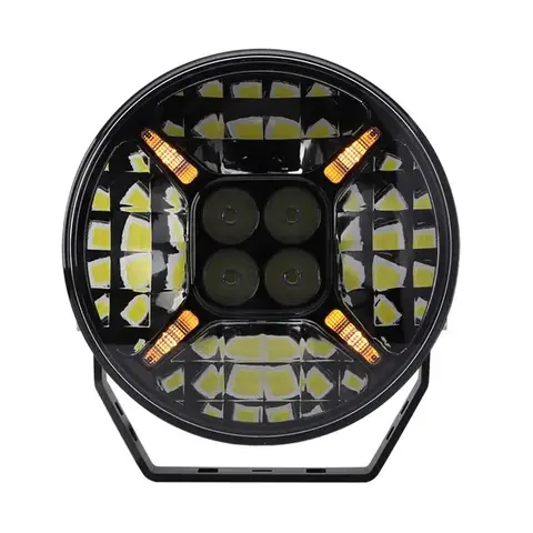 Briodlights 9" LED fjernlys 9", 11200 lumen, Posisjonslys 