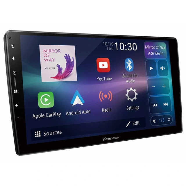 Pioneer SPH-PF97BT Trapezoid, 9", Trådløs CarPlay & Android 
