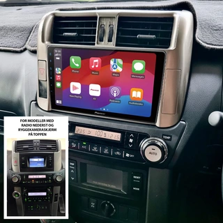 Pioneer Perfect Fit spiller til Toyota LC150 (2010-2013) m/liten ryggek.skjerm