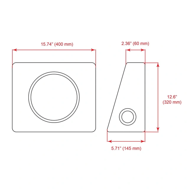 RetroSound 8" Fulltone høyttalerboks 8", 175W RMS, 4 Ohm 