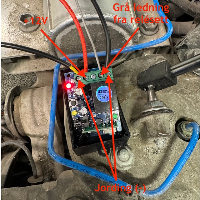 433MHz Trådløst Relé Trådløst relé med fjernkontroll 