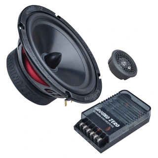 Ground Zero GZRC 165.2SQX komponentsett 6,5", 120W RMS, Radioactive-serie