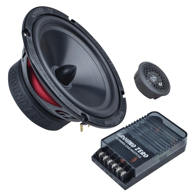 Ground Zero GZRC 165.2SQX komponentsett 6,5", 120W RMS, Radioactive-serie 