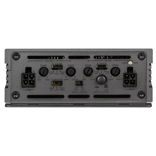 Axton AT401 4-kanals forsterker 4x170W RMS, 2 Ohm, Klasse-D, 24V 