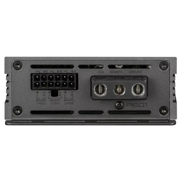 Axton A601 6-kanals forsterker 6x160W RMS, 2 Ohm, Klasse-D 
