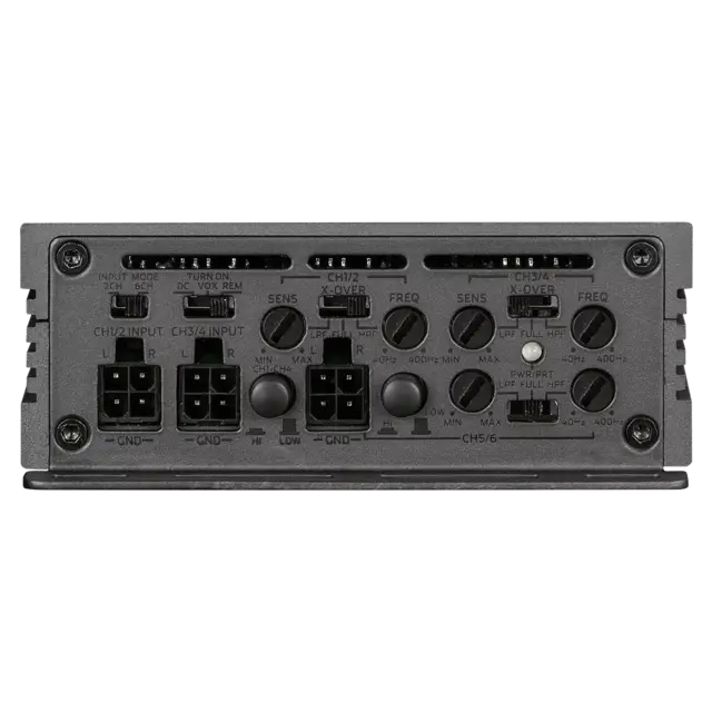 Axton A601 6-kanals forsterker 6x160W RMS, 2 Ohm, Klasse-D 