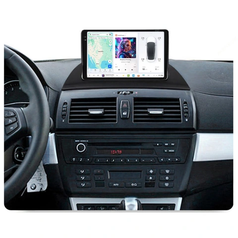 DUDU multimediaspiller med 9,5" skjerm BMW X3 (2003-2010)) u/Nav u/lydsystem