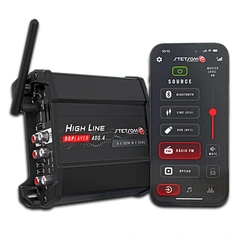 Stetsom HL400.4 DSPlayer 4x100W RMS 2 Ohm, DSP, Bluetooth, Optisk